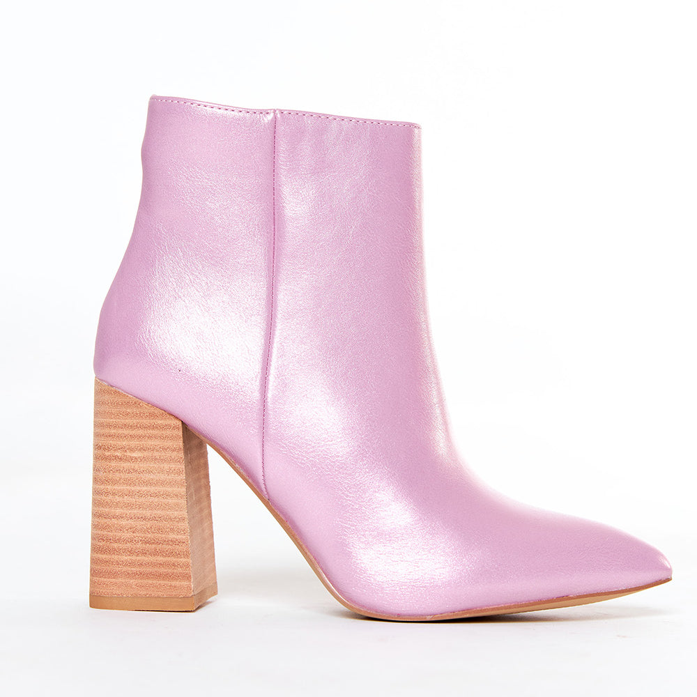 Veronica Booties- Pink