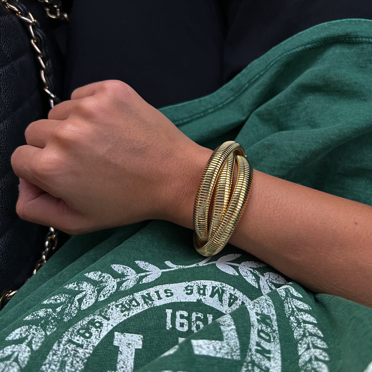 TRIPLE SILVER EMMA BRACELET