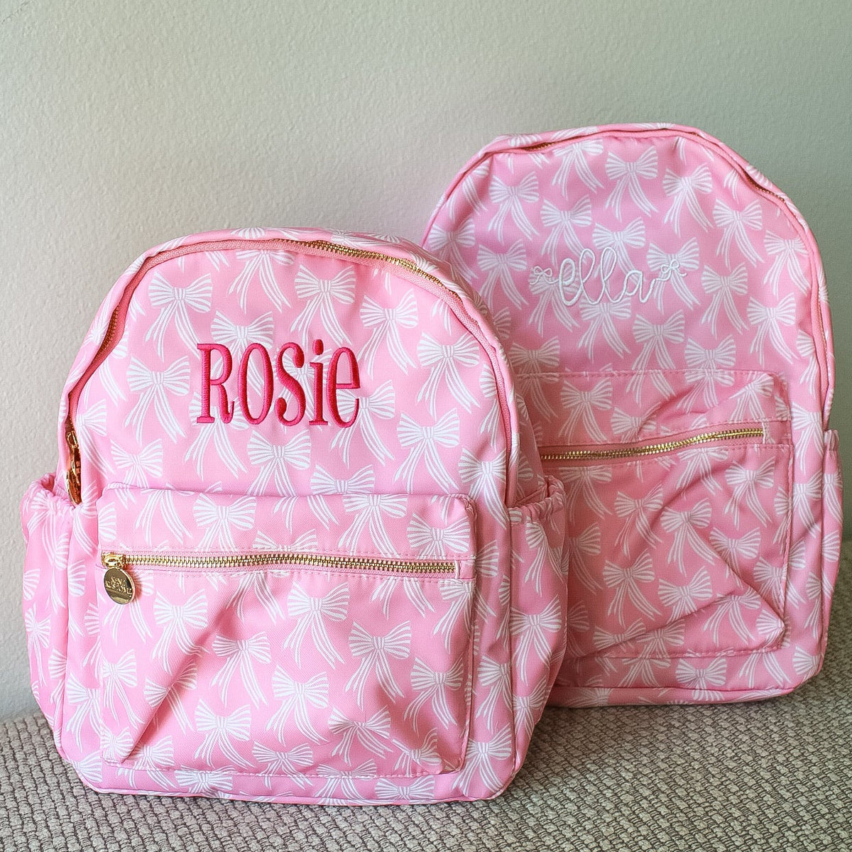 black pink leather bow large backpack purse Pink Bow Backpack – BuddyLove Clothing Label