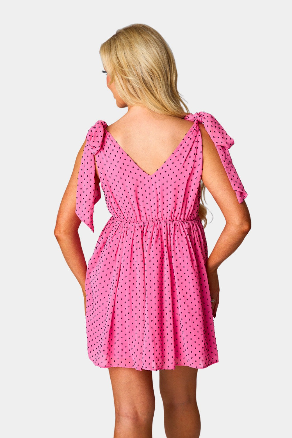 BuddyLove Melanie Tie-Shoulder Mini Dress - Minnie