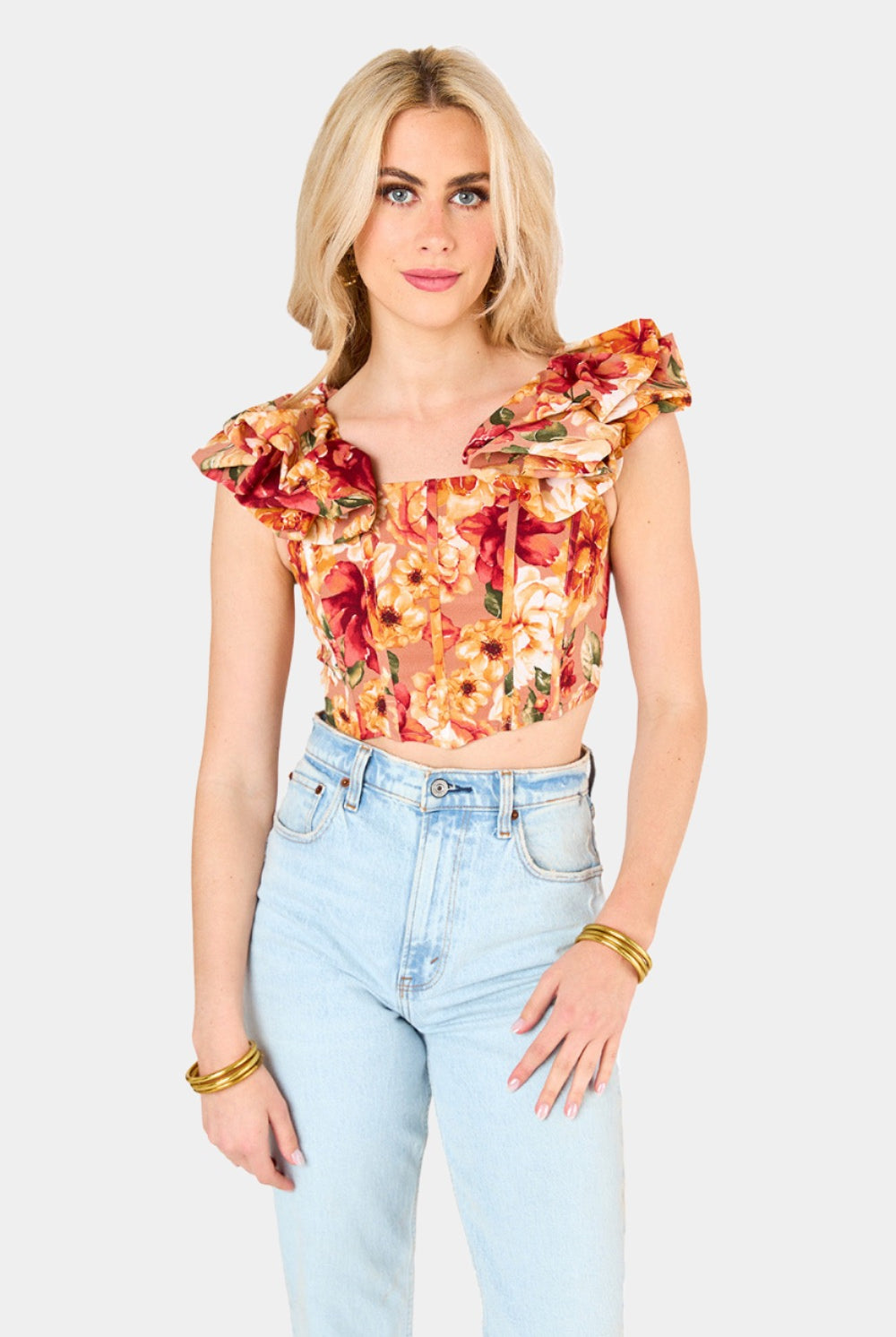 BuddyLove Della Corset Top - Harvest