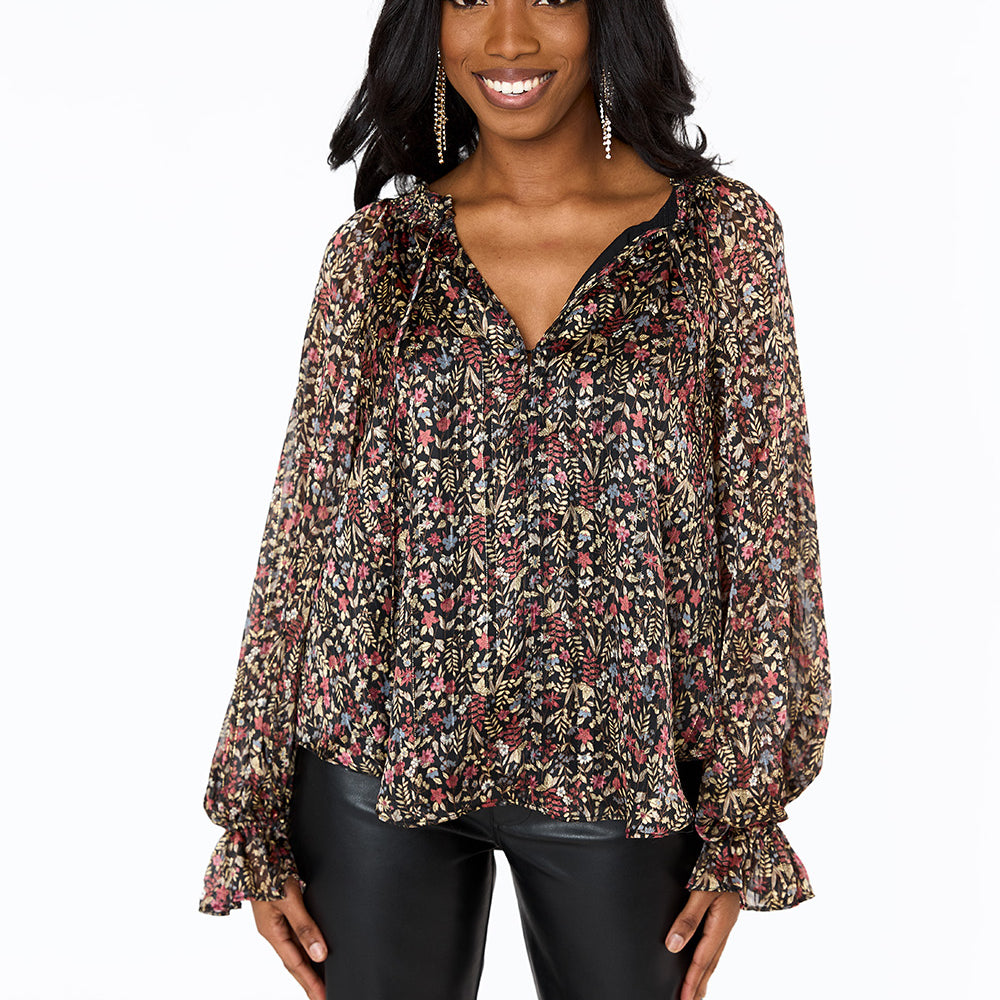 BuddyLove Mandy Long Sleeve Blouse - Thornberry