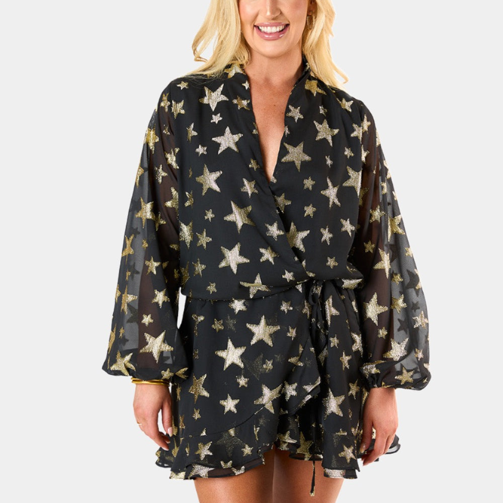 BuddyLove Jace Long Sleeve Romper - Super Nova