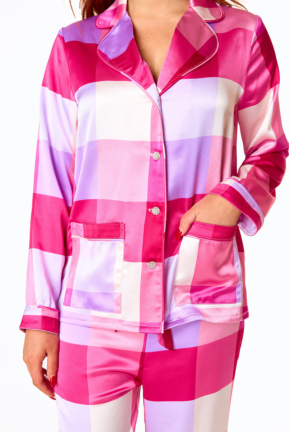 BuddyLove Penelope Loungewear - Pink Poinsettia