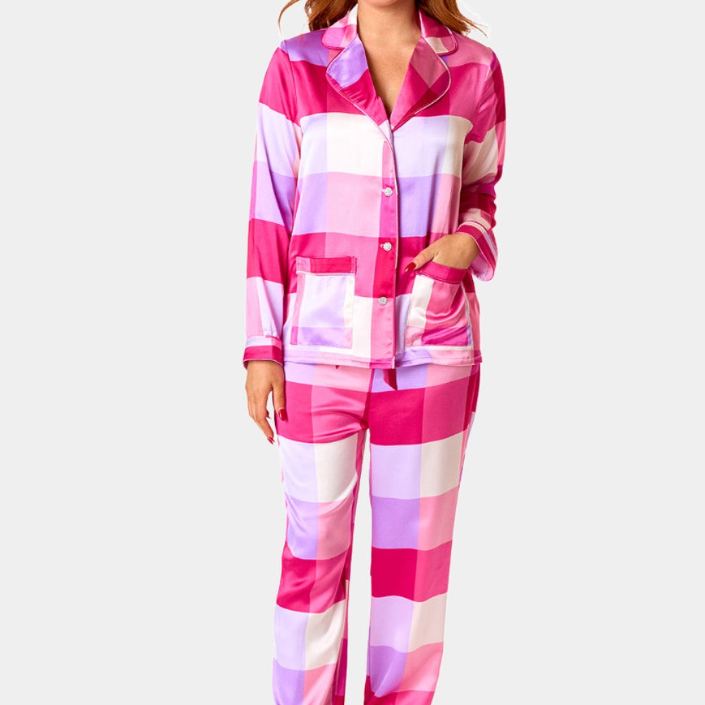 BuddyLove Penelope Loungewear - Pink Poinsettia