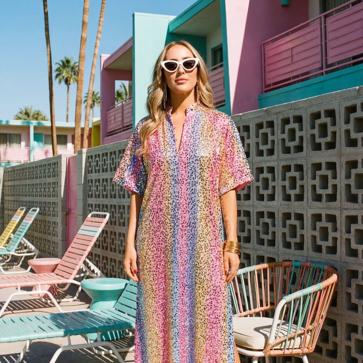 BuddyLove | Leighton Sequin Midi Dress