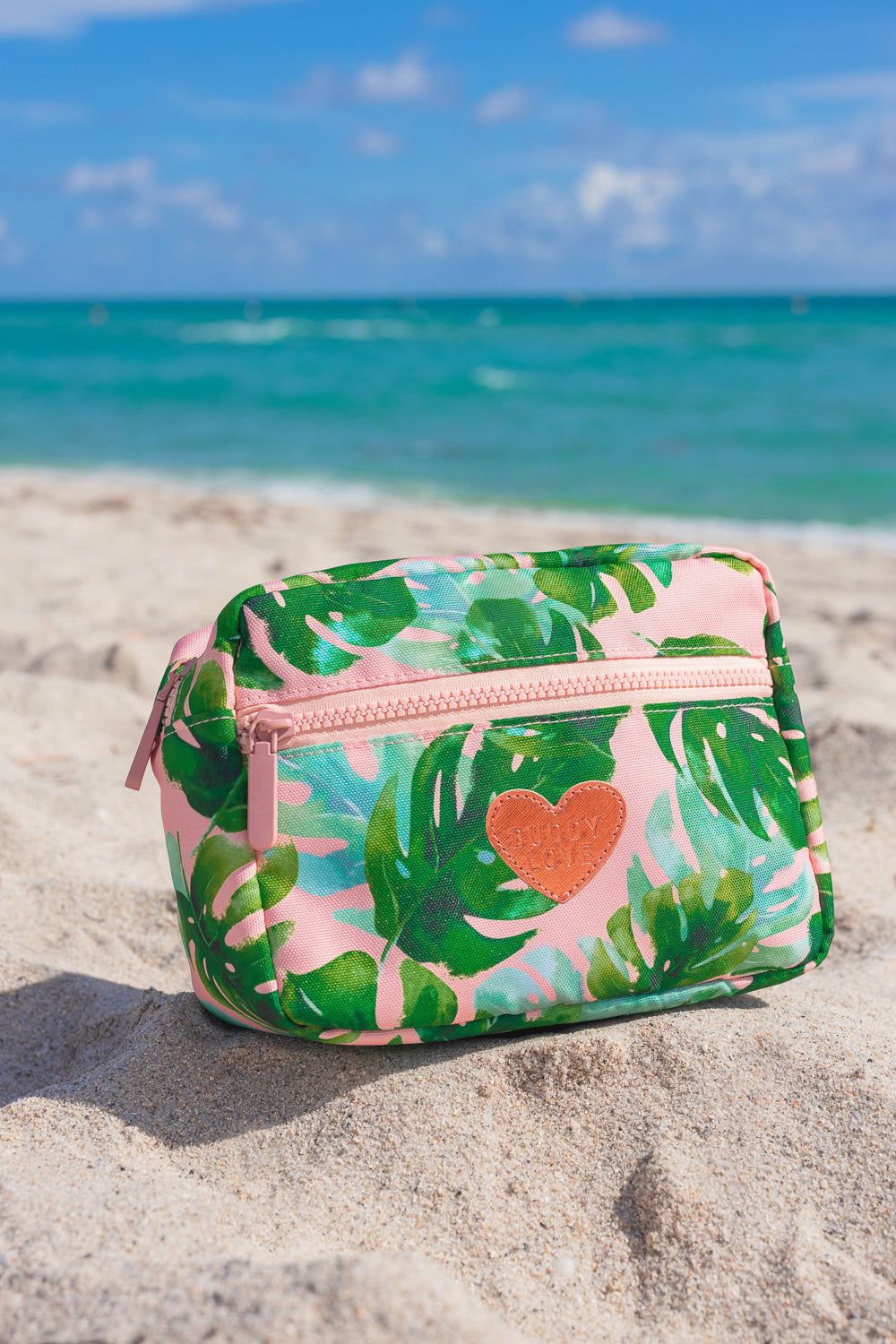 BuddyLove Floral Cosmetic Bag - Palm