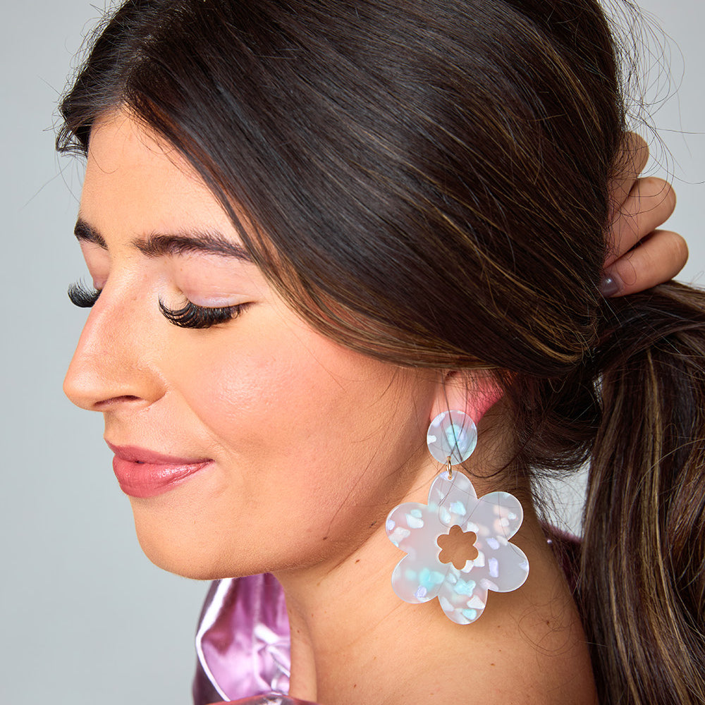 Linny Co xx BL Gigi Statement Earring - Seaglass