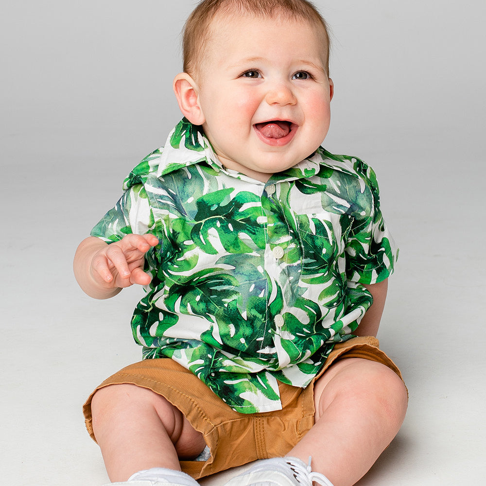 BuddyLove Nash Boy's Button Down Shirt - Maui