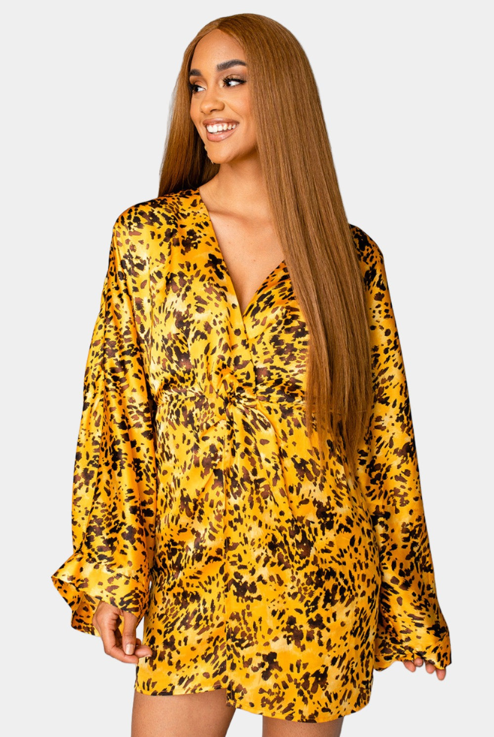 BuddyLove Gabriella Cocktail Dress - Tortoiseshell