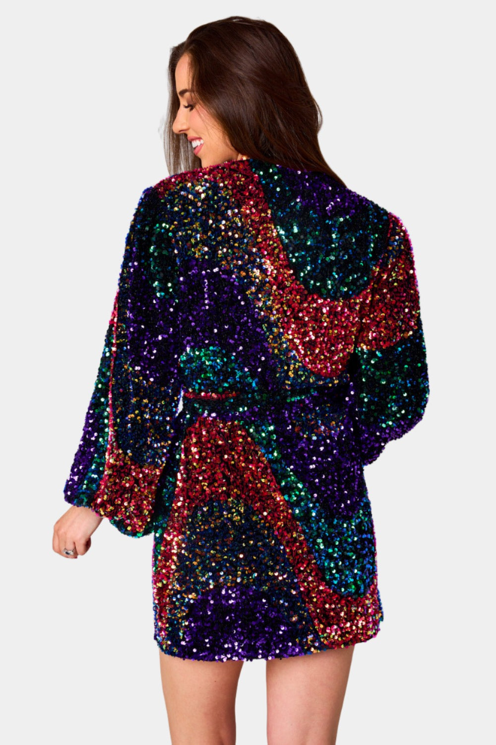 BuddyLove Adeline Sequin Wrap Dress - Party