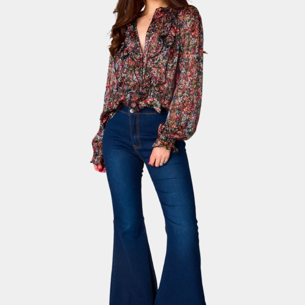 BuddyLove Lonnie Long Sleeve Blouse - Babys Breath