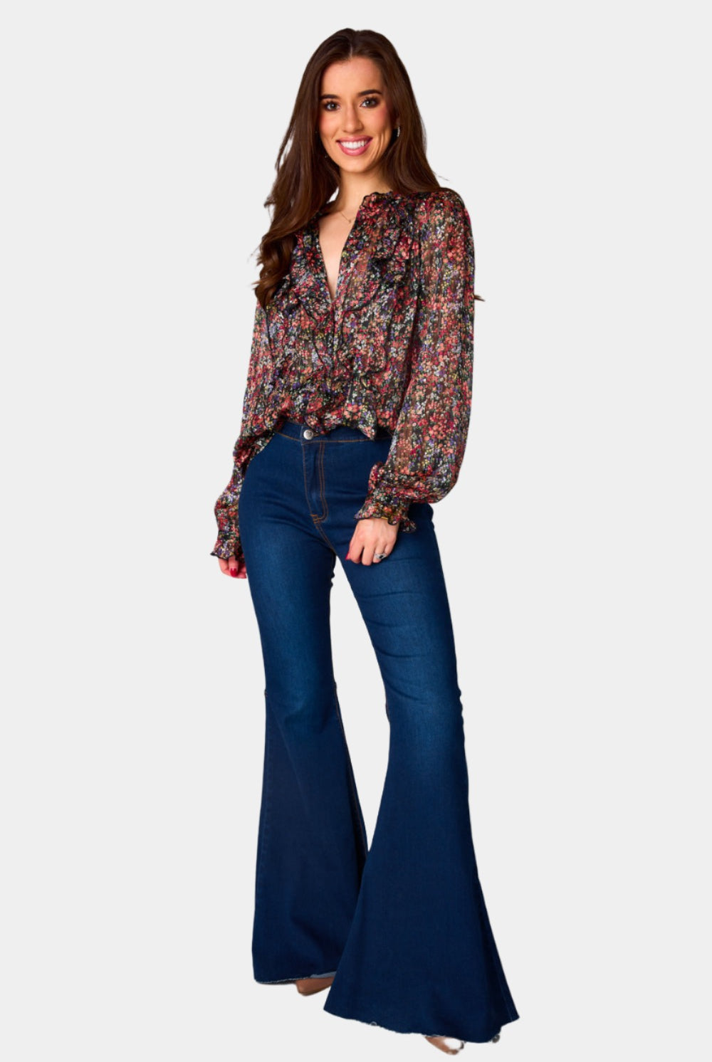 BuddyLove Lonnie Long Sleeve Blouse - Babys Breath