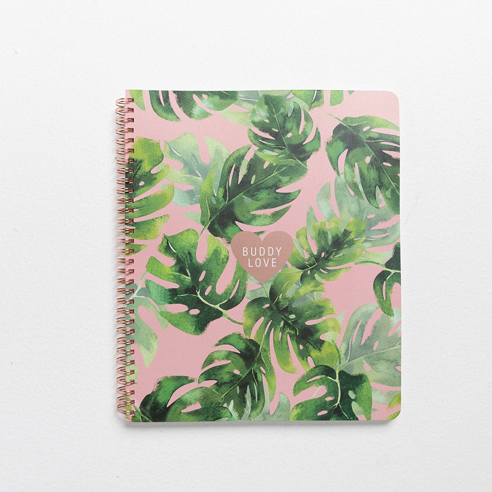 BuddyLove Floral Notebook - Palm