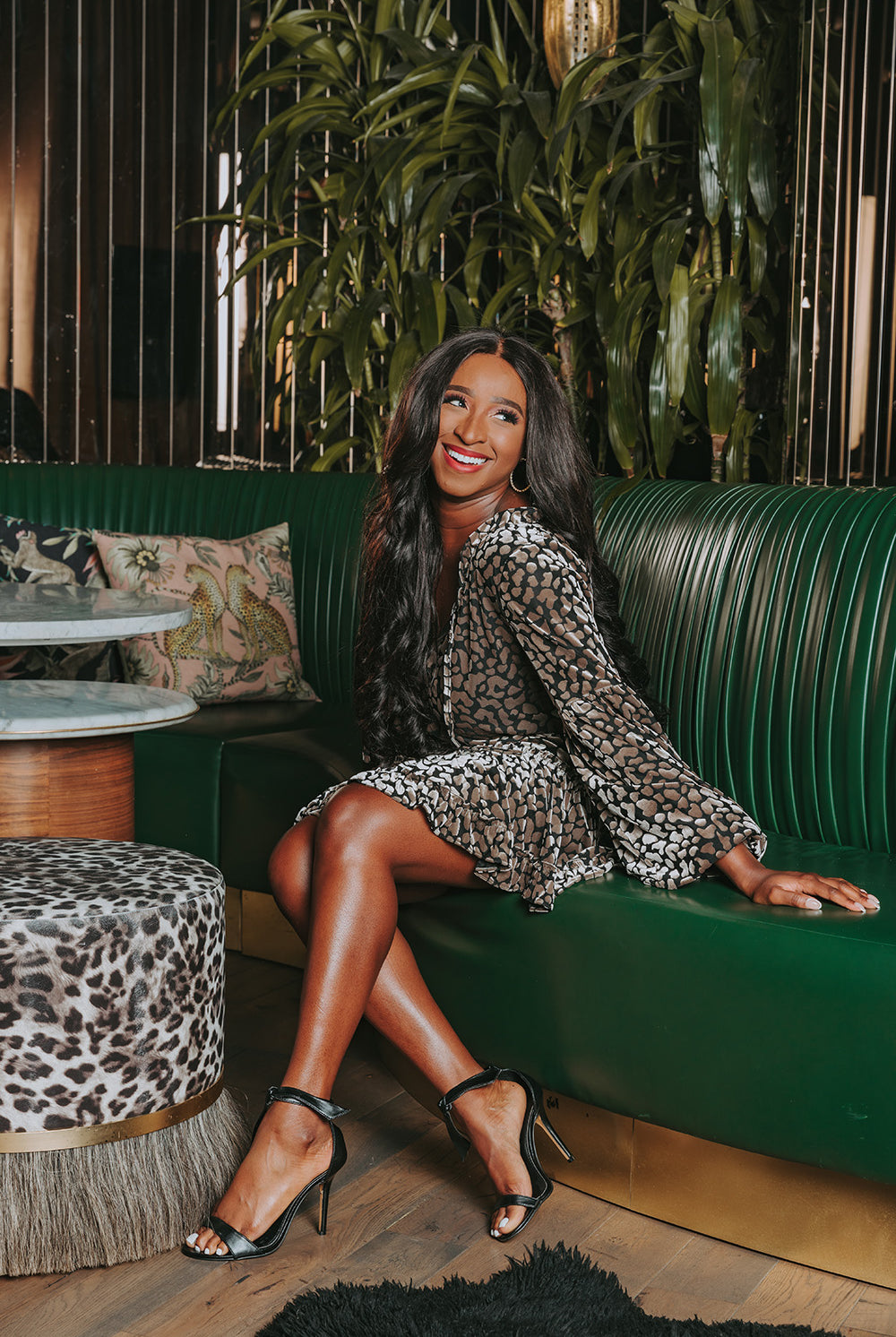 BuddyLove Zozo Elastic Waist Mini Dress - Moonstone