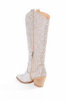 Alice Rhinestone Boots - Silver