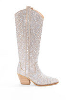 Alice Rhinestone Boots - Silver