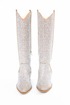 Alice Rhinestone Boots - Silver