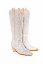 Alice Rhinestone Boots - Silver