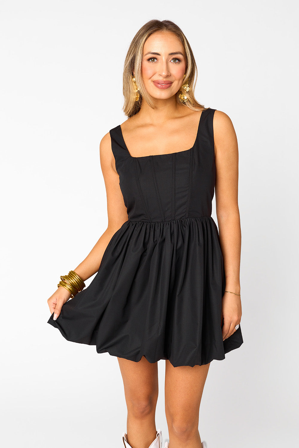 Heidi Mini Dress - Black