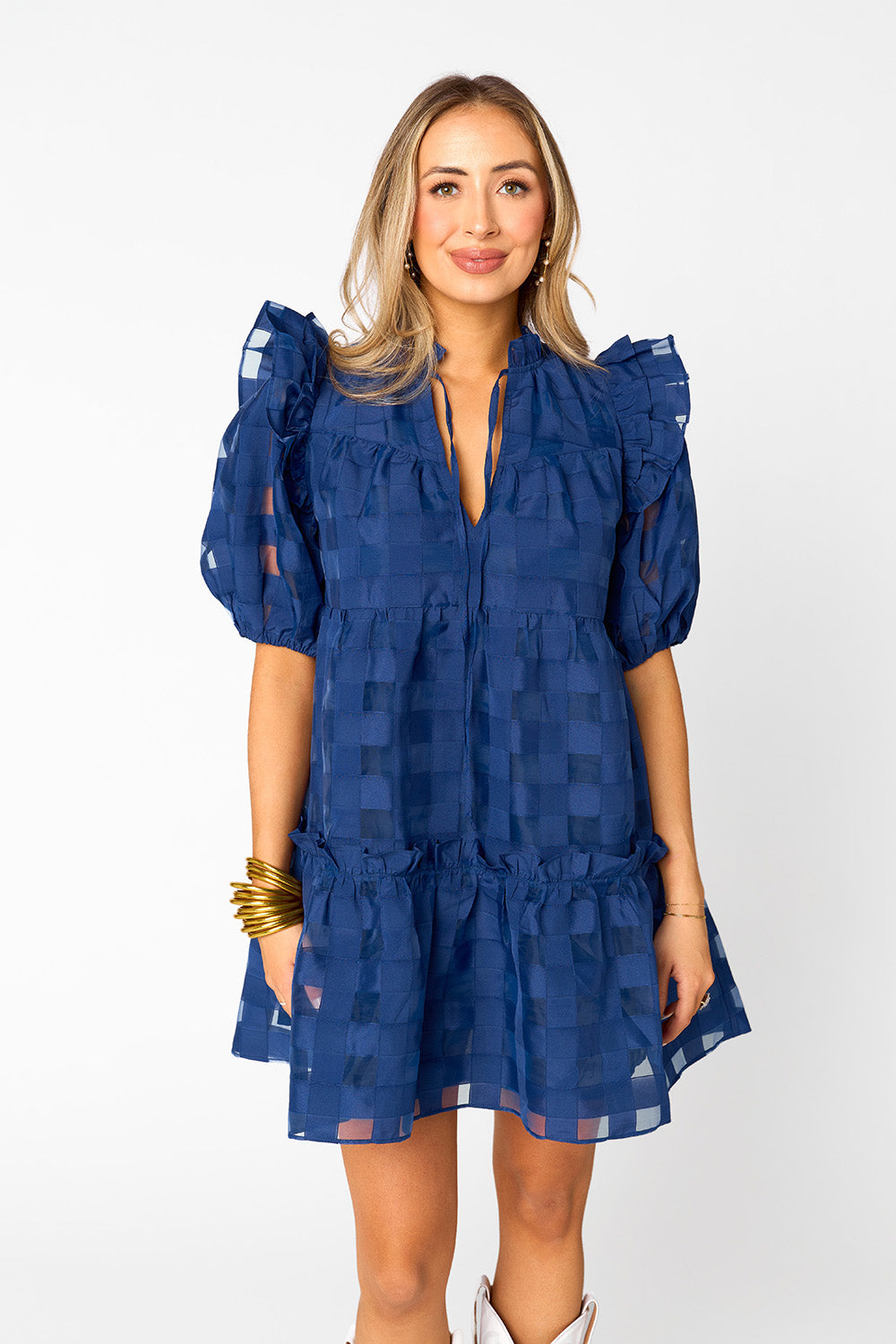 Ensley Short Dress - Navy – BuddyLove Clothing Label