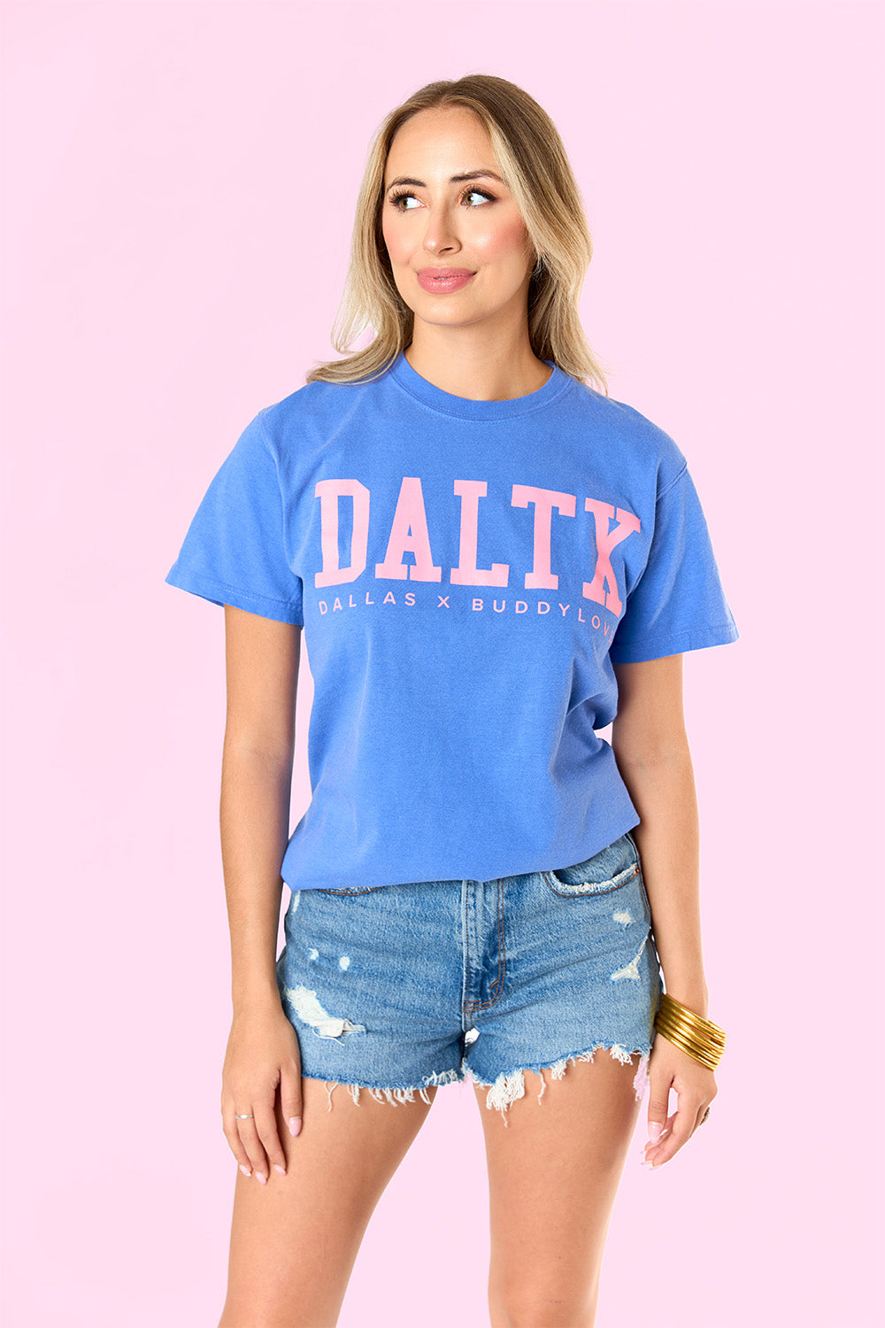 BuddyLove DALTX Graphic Tee - Flo Blue