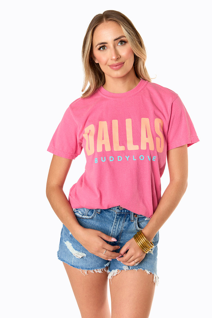 BuddyLove Dallas Graphic Tee - Crunchberry