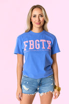 BuddyLove FBGTX Graphic Tee - Flo Blue