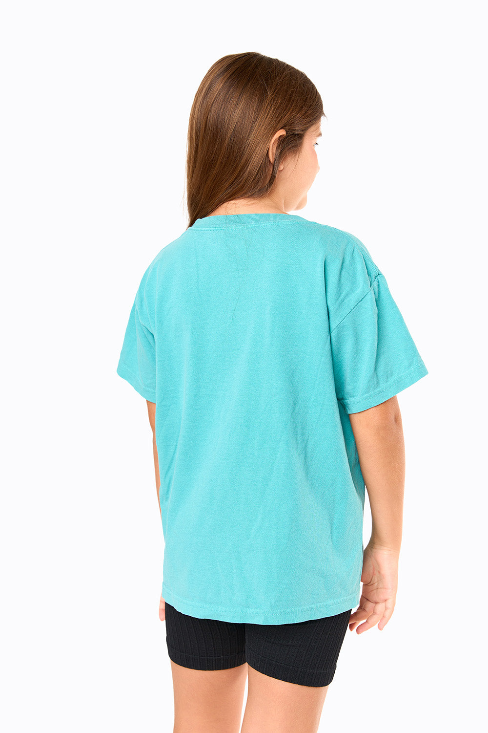 BuddyLove Happy Face Youth Graphic Tee - Seafoam