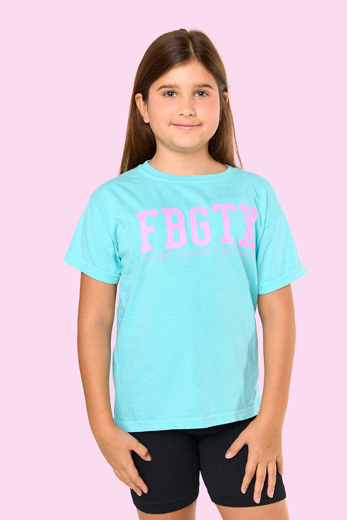 BuddyLove FBGTX Youth Graphic Tee - Chalky Mint