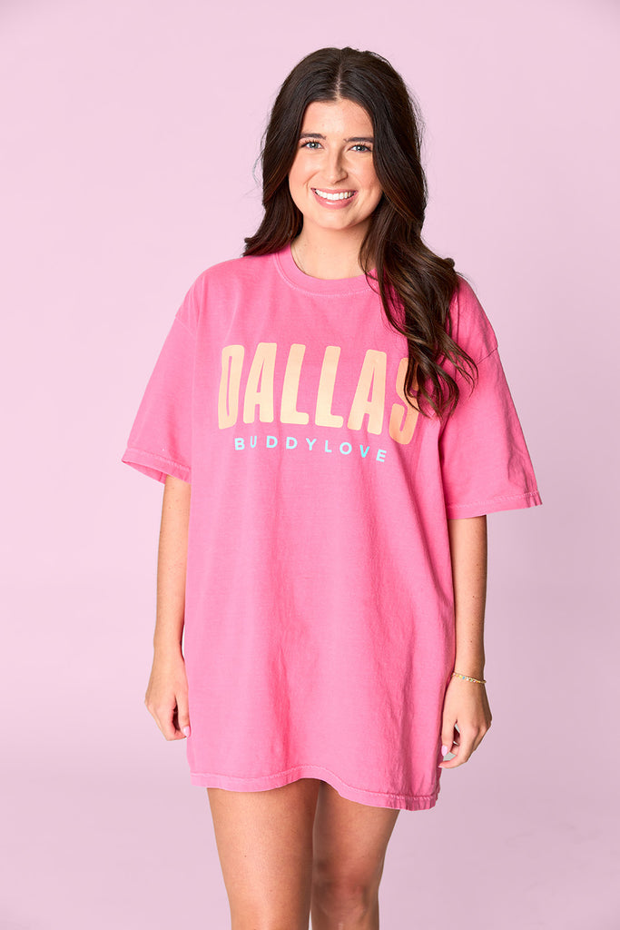 BuddyLove Dallas Graphic Tee - Crunchberry