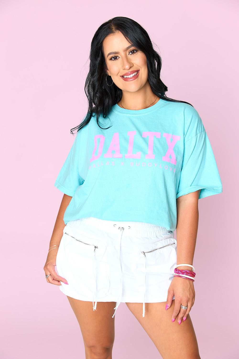 BuddyLove DALTX Graphic Tee - Chalky Mint