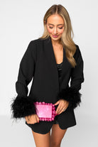 Daphne Clutch - Hot Pink