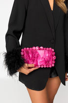 Daphne Clutch - Hot Pink