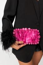 Daphne Clutch - Hot Pink