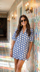 Deb Mini Dress - Pacific