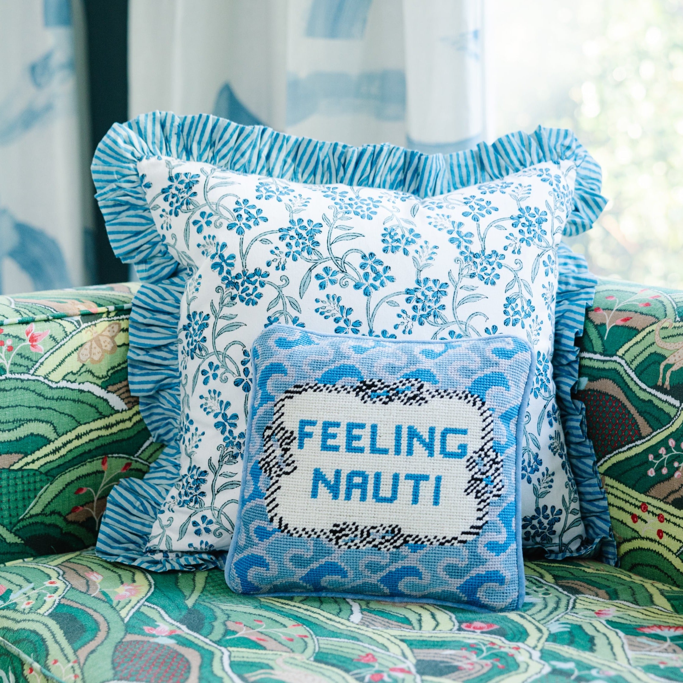 Outlet Needlepoint pillow