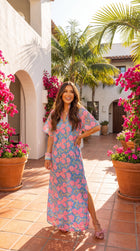 Leighton Maxi Dress - Pansy