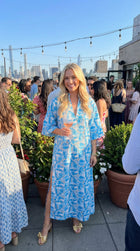 Lindsey Maxi Dress - Ocean Blue