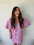 Lulu Mini Dress - Petal Pink