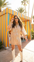 Madison Tunic Dress - Sand