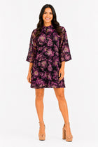 Margot Mini Dress - Grape Leaf