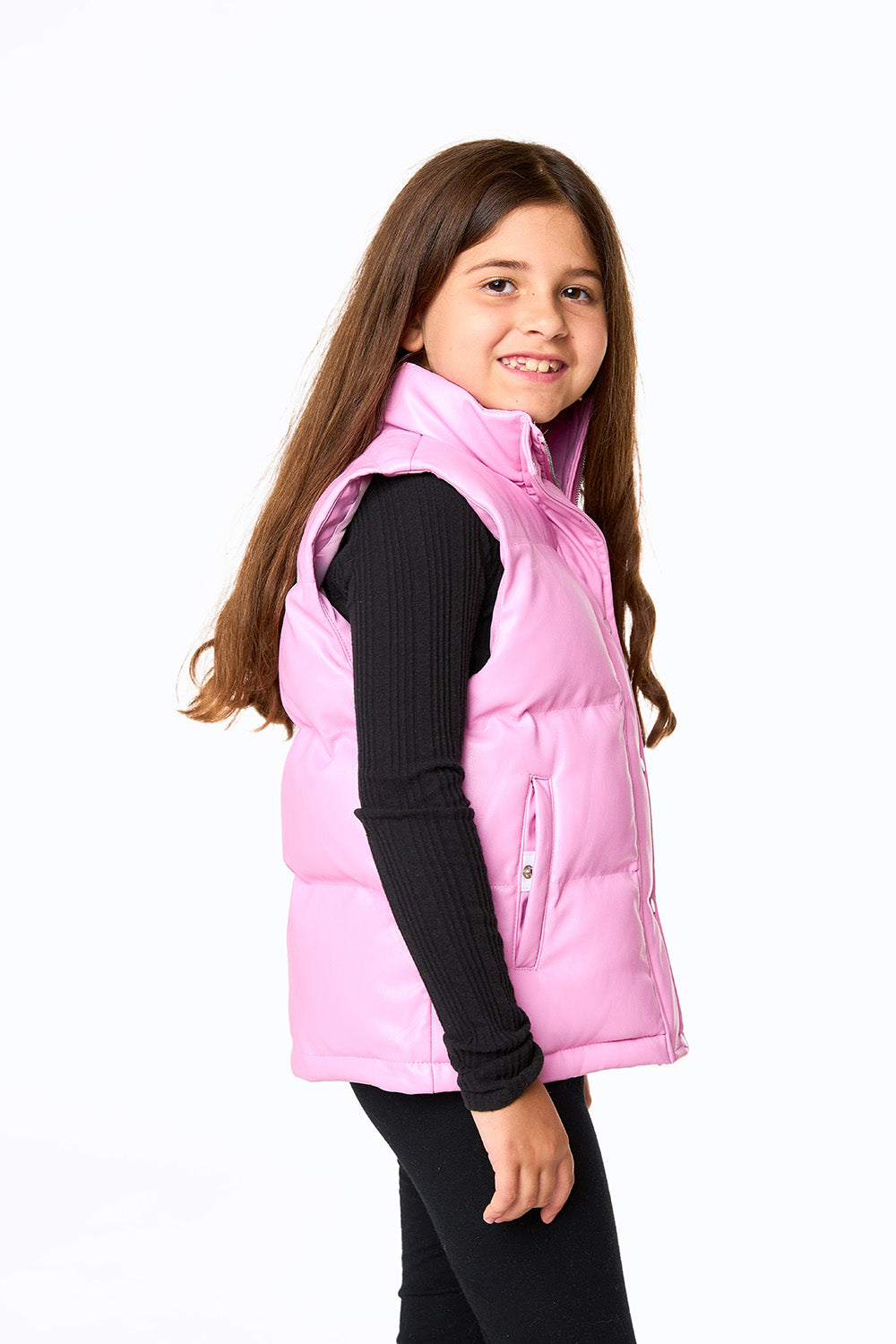 BuddyLove Mini Helen Puffer Vest Bubble Gum 8 Pink