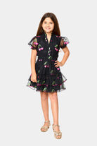 BuddyLove Mini Clementine Girls Dress - Wild Cherries