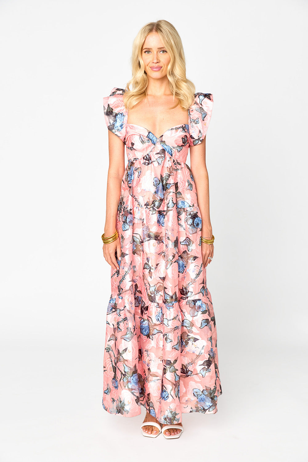 Sweetheart Neckline Maxi Dress