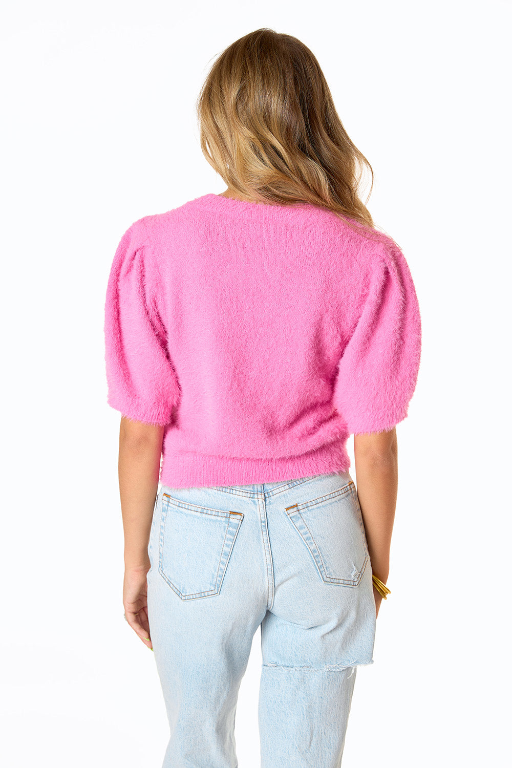 BuddyLove Macy Crop Sweater - Pepto