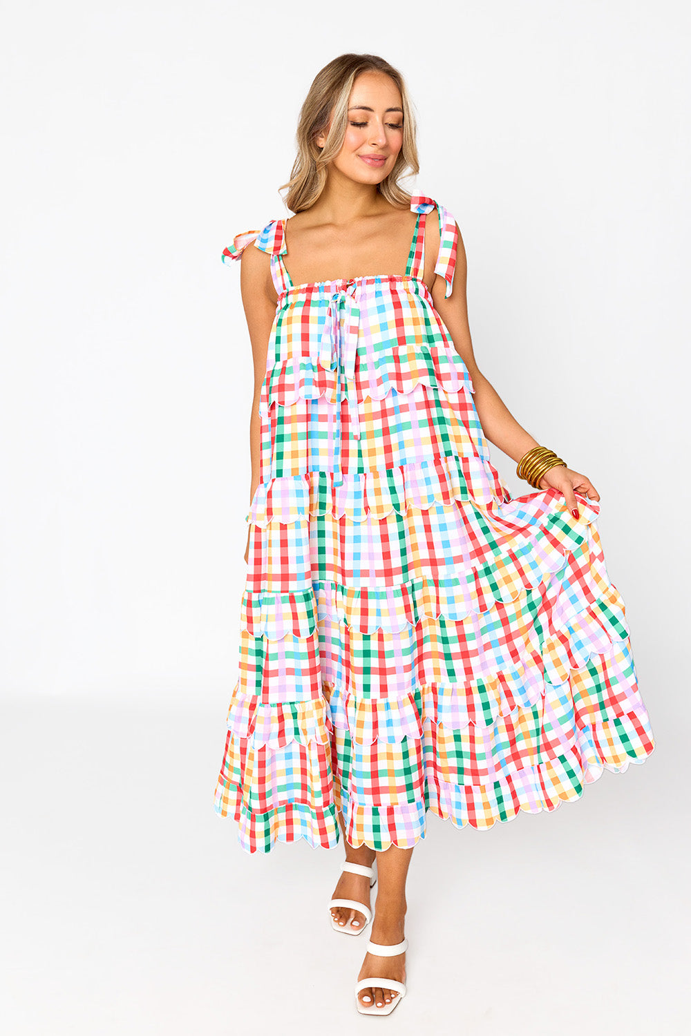 BuddyLove | Landon Tie-Shoulder Maxi Dress | Daybreak