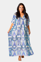 BuddyLove Atlas Sequin Caftan Maxi Dress - Queen of The Sea