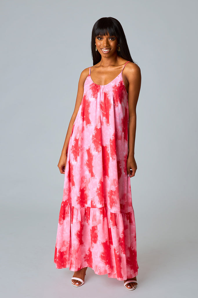 BuddyLove Katey Scooped Neck Maxi Dress - Sunset