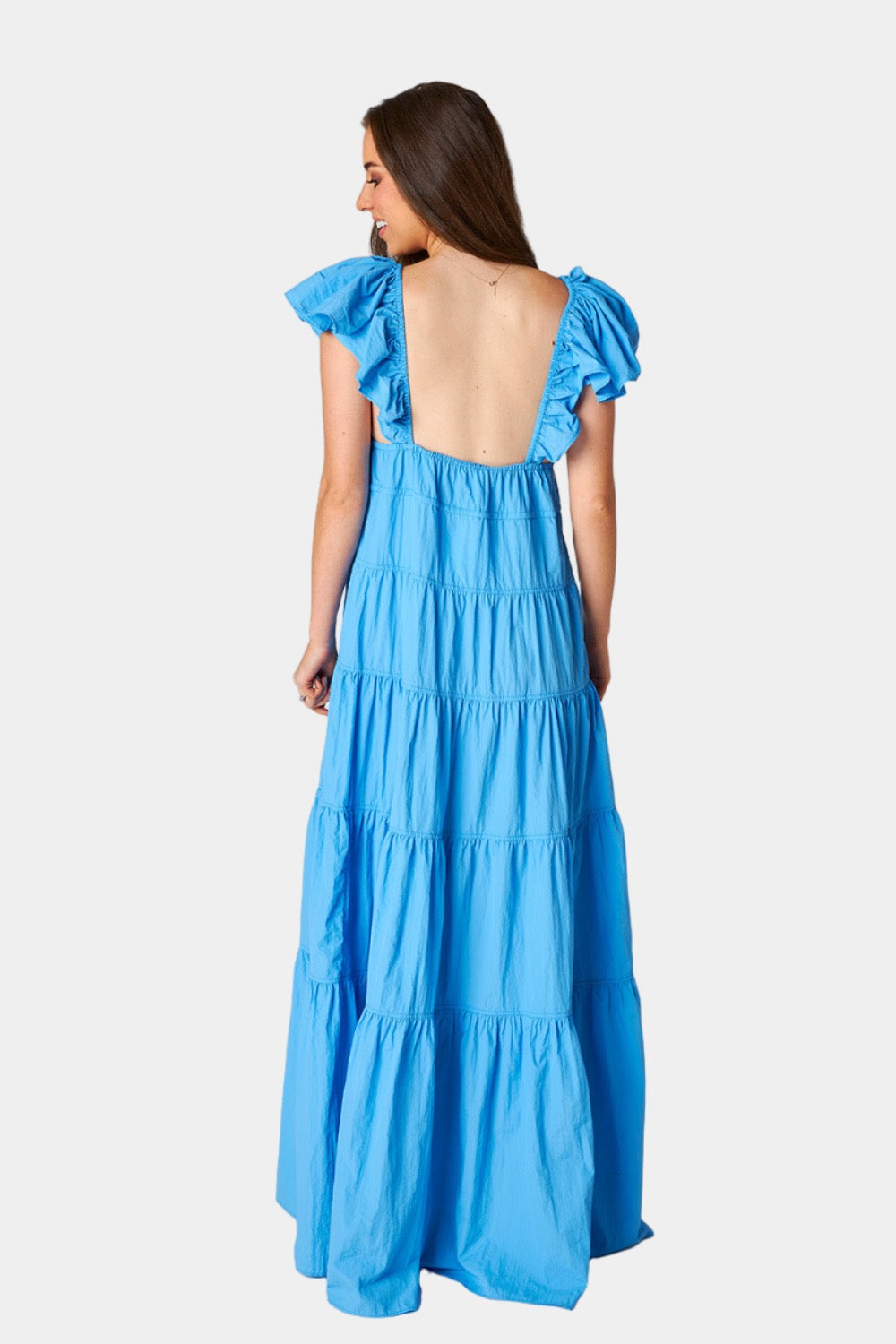 BuddyLove Holland Tiered Maxi Dress - Aquatic